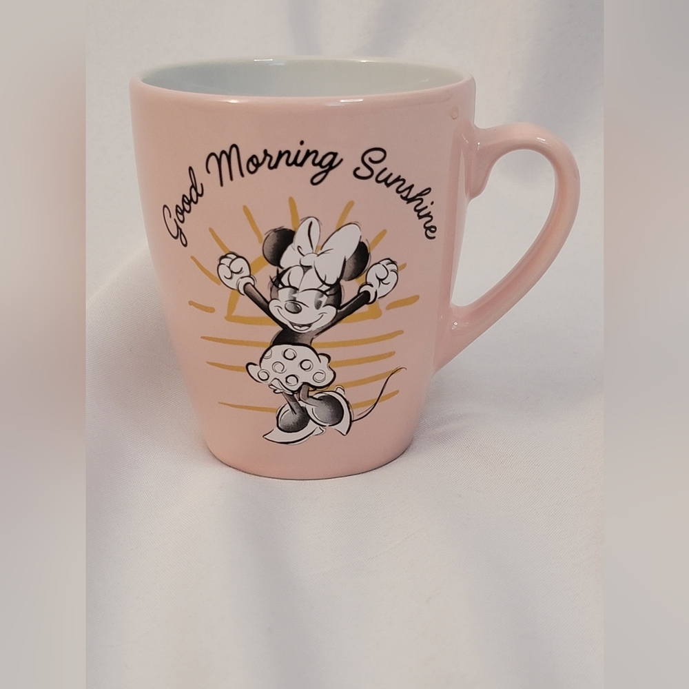 Disney Minnie Mouse Good Morning Sunshine Pink Mug